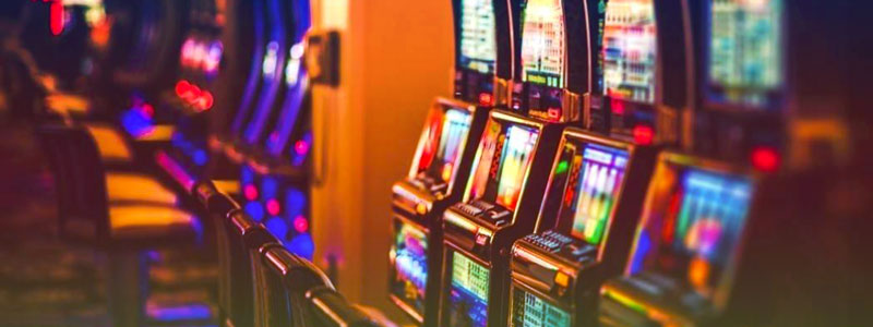Slots machines in casino 